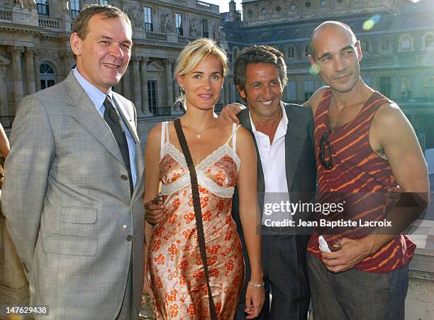 Jean-Jacques Aillagon, French Minister of Culture, Judith Godreche, Richard Anconina and Jean-Marc Barr.