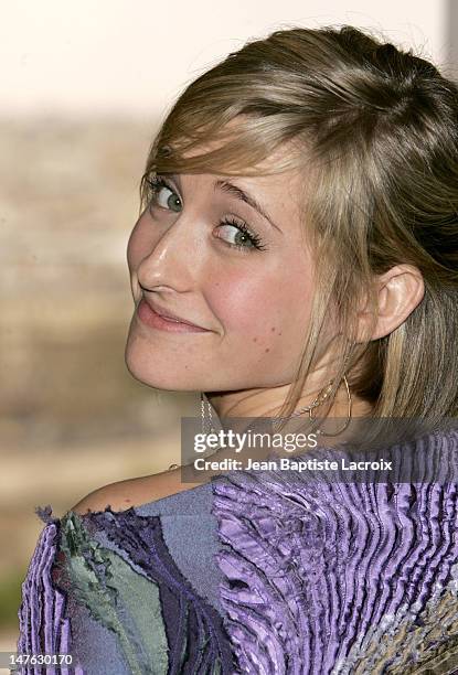 Allison Mack during 13th Jules Verne Film Festival - Allison Mack Photocall at Eiffel Tower in Paris, France.