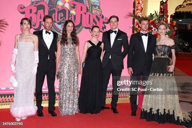 Charlotte Casiraghi, Andrea Casiraghi, Tatiana Santo Domingo, Princess Alexandra of Hanover, Ben Sylvester Strautmann, Pierre Casiraghi and Beatrice...