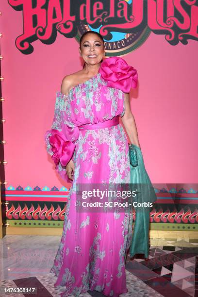 Isabel Pantoja attends the Rose Ball 2023 on March 25, 2023 in Monaco, Monaco.