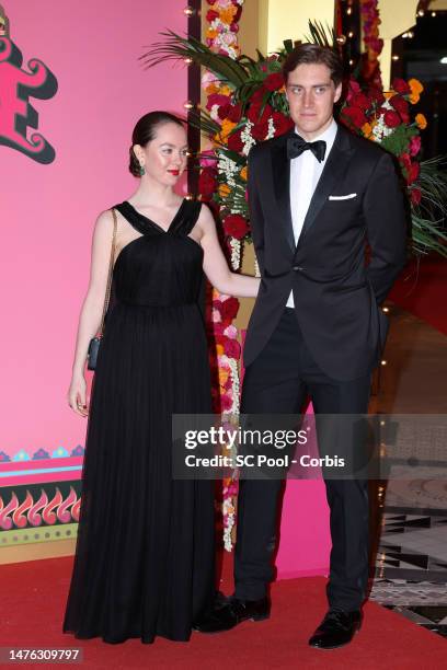 Princess Alexandra of Hanover and Ben Sylvester Strautmann attend the Rose Ball 2023 on March 25, 2023 in Monaco, Monaco.