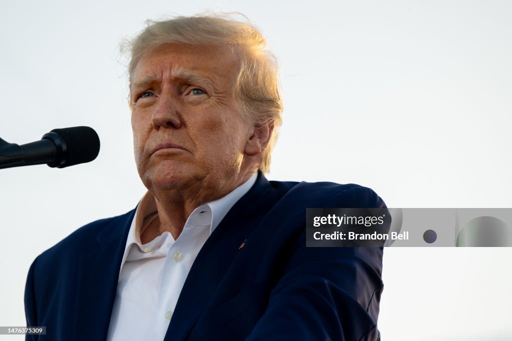 Donald Trump Holds First Rally Of 2024 Presidential Campaign