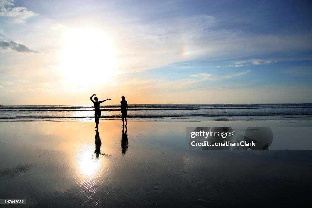 Man and woman on beach