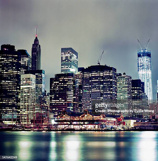 shining from port - south street seaport stock pictures, royalty-free photos & images