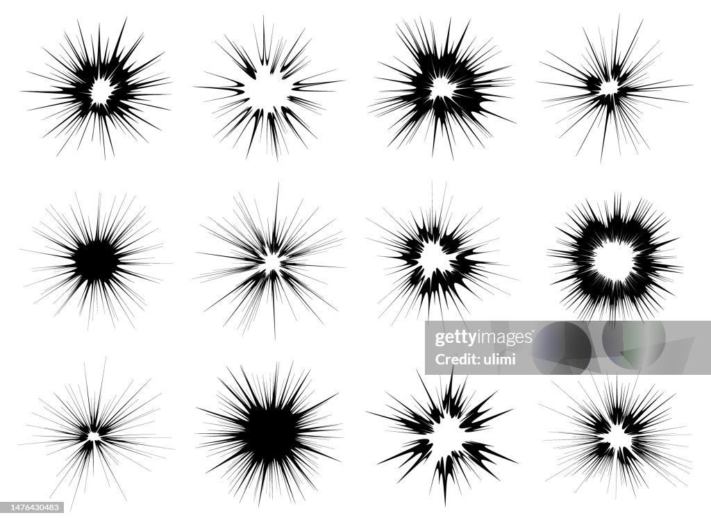 Flash Drawing Explode Explode Flash High-Res Vector Graphic - Getty Images