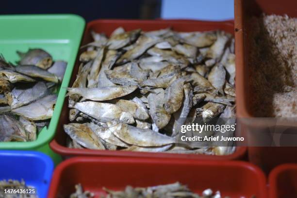 dried salted fish - dried fish stock pictures, royalty-free photos & images