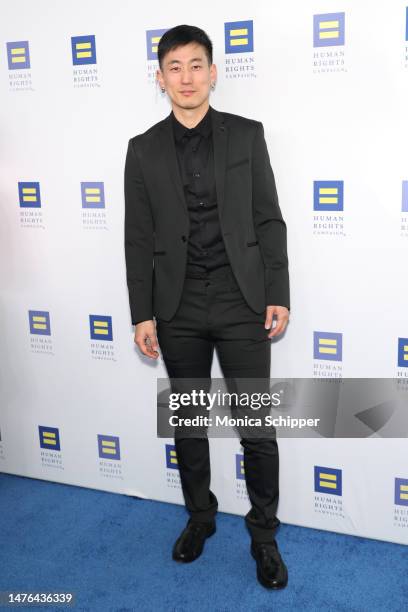 Jake Choi attends the Human Rights Campaign 2023 Los Angeles Dinner at JW Marriott Los Angeles L.A. LIVE on March 25, 2023 in Los Angeles, California.