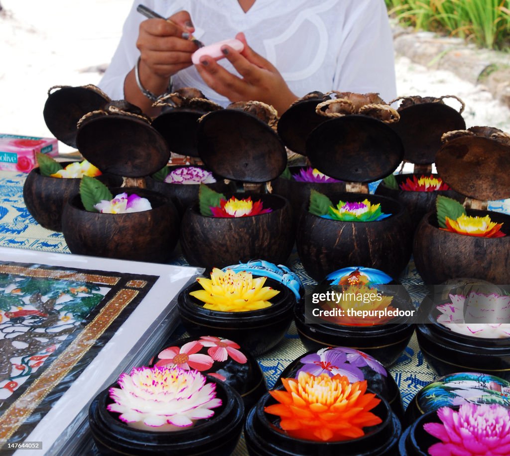 Soap making in Thailand