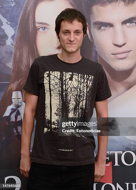 Albert Adria attends a photocall for 'El Secreto de los 24 Escalones' at the Palafox Cinema on July 2, 2012 in Madrid, Spain.