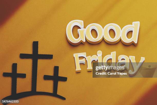 good friday holy week yellow background - jesus palm sunday stock-fotos und bilder