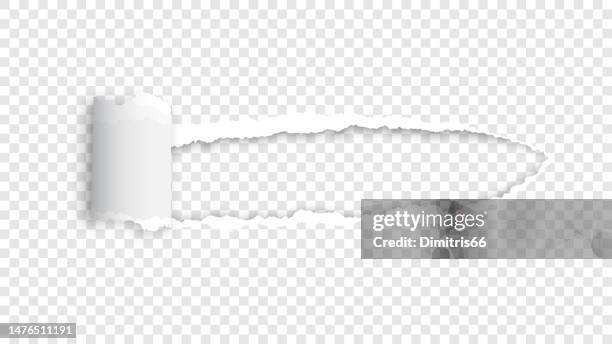 ilustrações de stock, clip art, desenhos animados e ícones de torn paper frame - rasgado