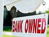Bank owned real estate sign