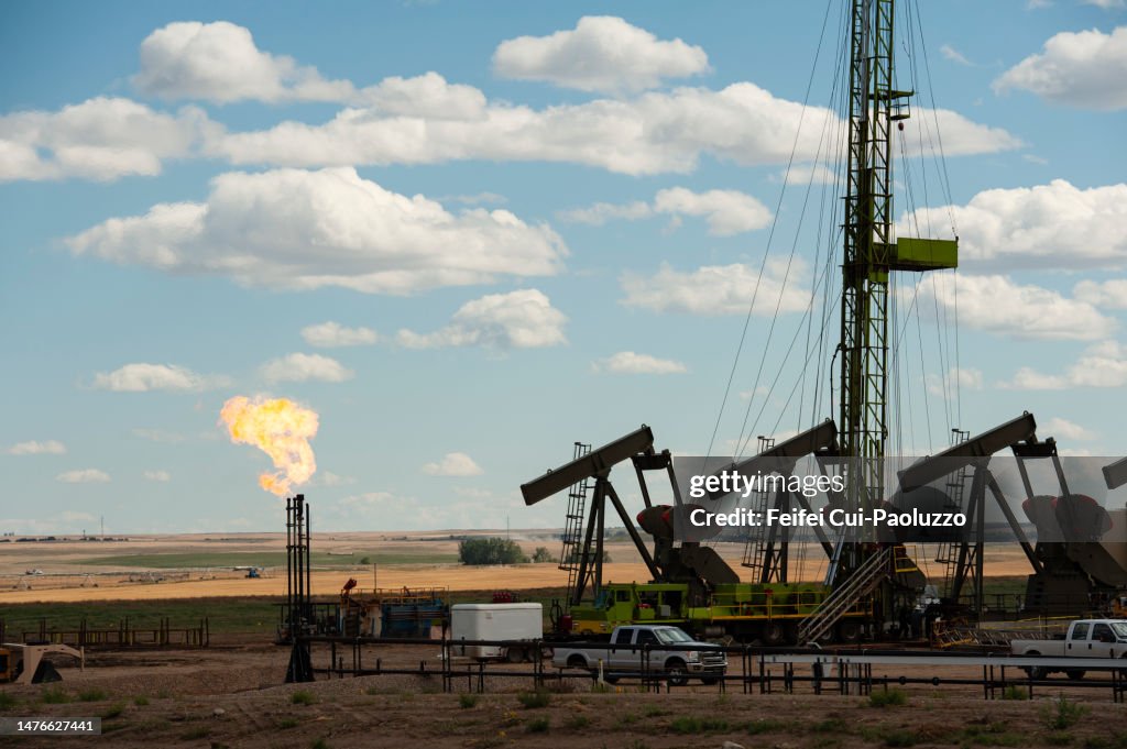Pumpjack at Williston, USA
