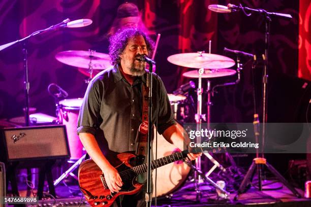 Patterson Hood of Drive By Truckers performs at Joy Theater on March 25, 2023 in New Orleans, Louisiana.