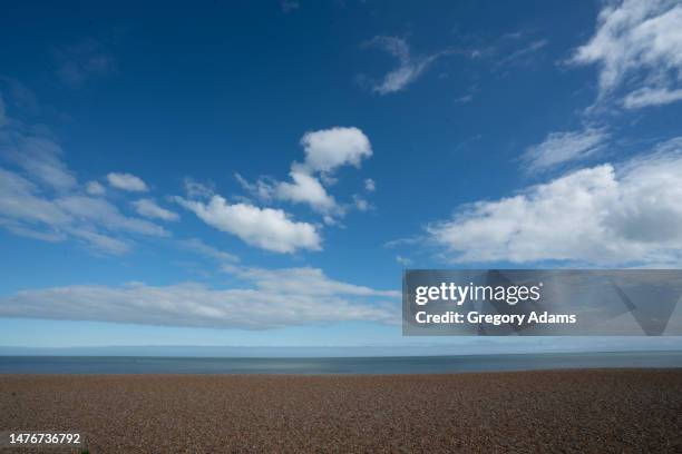 english channel at deal beach - cross channel stock pictures, royalty-free photos & images