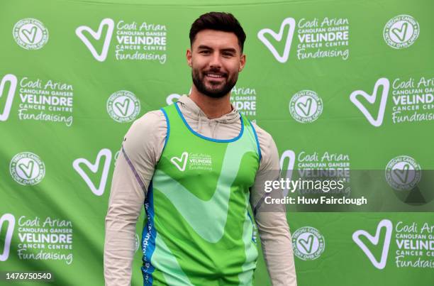 Love Island winner Liam Reardon prepares to take part in the Brecon Garreg Cardiff Bay 10k race raising money for Velindre Cancer Centre on March 26,...