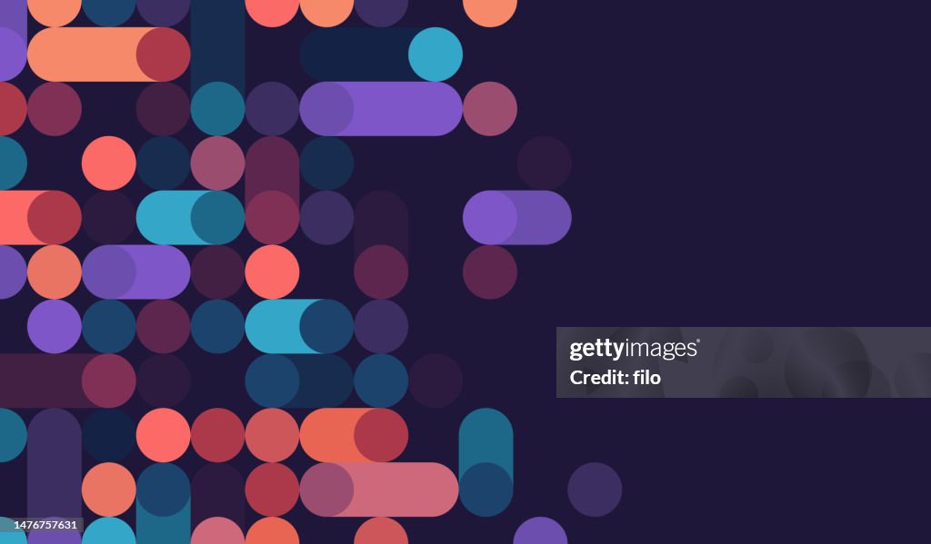 Modern Data Node Digital Abstract Pixel Background