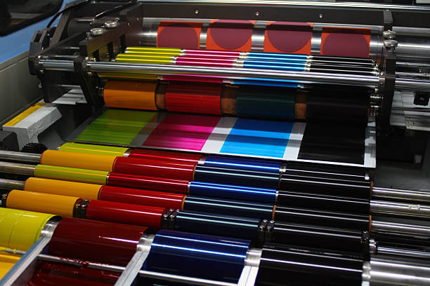 offset printing press cmyk ink rollers