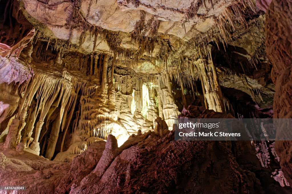 Delicate Formations in Lehman Caves