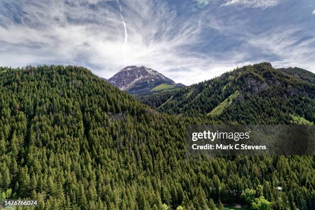 my mountain castle in utah - wasatch mountains stock pictures, royalty-free photos & images