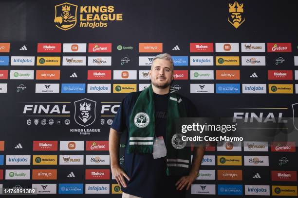 Perxitaa of Los Troncos FC attends Final Four of the Kings League Tournament 2023 at Spotify Camp Nou on March 26, 2023 in Barcelona, Spain.