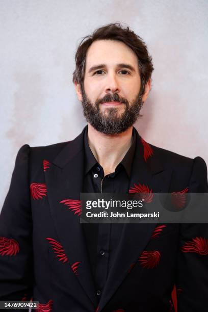 Josh Groban attends "Sweeney Todd: The Demon Barber Of Fleet Street" Broadway revival opening night at Lunt-Fontanne Theatre on March 26, 2023 in New...