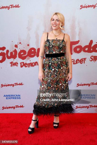 Busy Philipps attends "Sweeney Todd: The Demon Barber Of Fleet Street" Broadway revival opening night at Lunt-Fontanne Theatre on March 26, 2023 in...