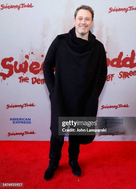 Michael Arden attends "Sweeney Todd: The Demon Barber Of Fleet Street" Broadway revival opening night at Lunt-Fontanne Theatre on March 26, 2023 in...