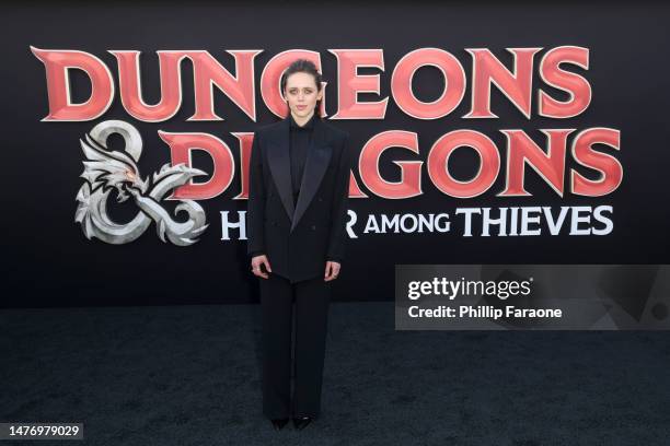 Daisy Head attends the Los Angeles Premiere of Paramount Pictures' and eOne's "Dungeons & Dragons: Honor Among Thieves" at the Regency Village...