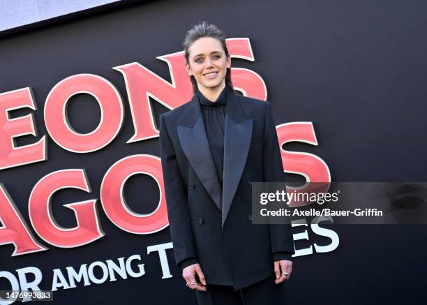 Daisy Head attends the Los Angeles Premiere of Paramount Pictures' "Dungeons And Dragons: Honor Among Thieves" at Regency Village Theatre on March...