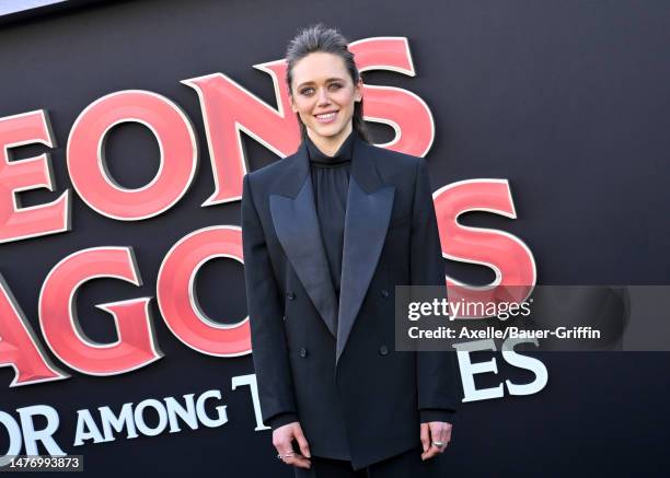 Daisy Head attends the Los Angeles Premiere of Paramount Pictures' "Dungeons And Dragons: Honor Among Thieves" at Regency Village Theatre on March...