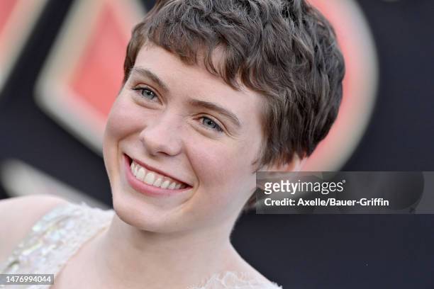 Sophia Lillis attends the Los Angeles Premiere of Paramount Pictures' "Dungeons And Dragons: Honor Among Thieves" at Regency Village Theatre on March...