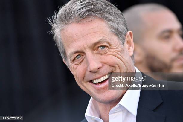Hugh Grant attends the Los Angeles Premiere of Paramount Pictures' "Dungeons And Dragons: Honor Among Thieves" at Regency Village Theatre on March...