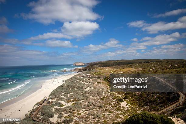 beautiful bay in australia - kangaroo island stock pictures, royalty-free photos & images
