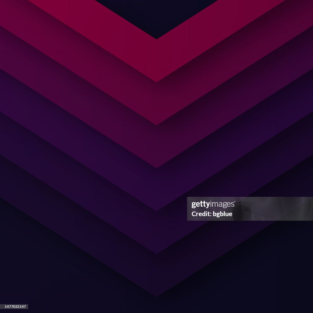 Abstract design with geometric shapes and Purple gradients - Trendy background