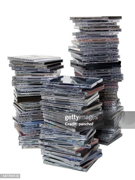 Pila De Caja De La Cds, Foto de stock