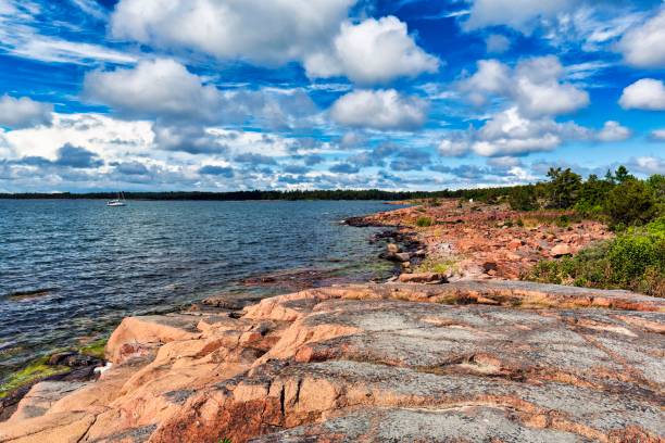 Pemandangan pulau Fasta Åland