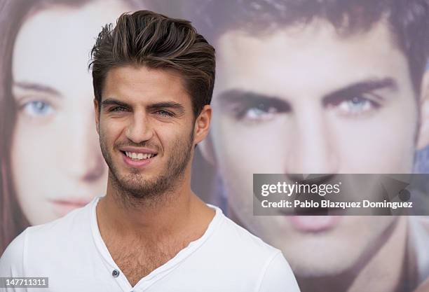 Actor Maxi Iglesias attends 'El Secreto de los 24 Escalones' photocall at Palafox Cinema on July 2, 2012 in Madrid, Spain.