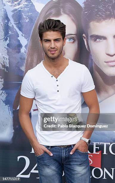 Actor Maxi Iglesias attends 'El Secreto de los 24 Escalones' photocall at Palafox Cinema on July 2, 2012 in Madrid, Spain.