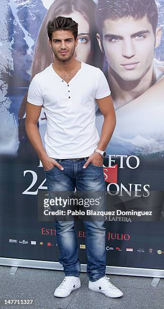 Actor Maxi Iglesias attends 'El Secreto de los 24 Escalones' photocall at Palafox Cinema on July 2, 2012 in Madrid, Spain.