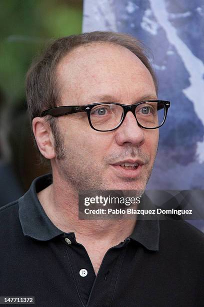 Director Santiago Lapeira attends 'El Secreto de los 24 Escalones' photocall at Palafox Cinema on July 2, 2012 in Madrid, Spain.