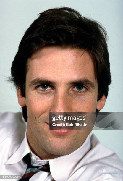 Actor Hart Bochner portrait session, November 27, 1984 in Los Angeles, California.