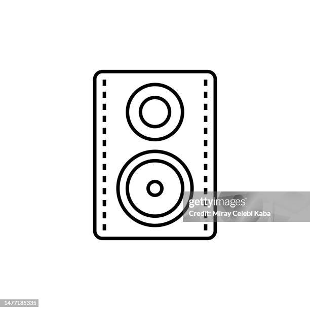 speakers and technology equipment - using smart speaker stock illustrations