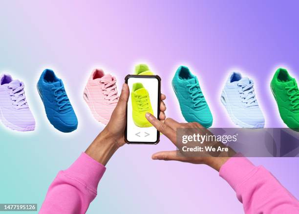 choice - choosing shoes stock pictures, royalty-free photos & images