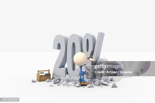 3d, cg, person, anthropomorphism, character, object, illustration - seattle art museum stock illustrations