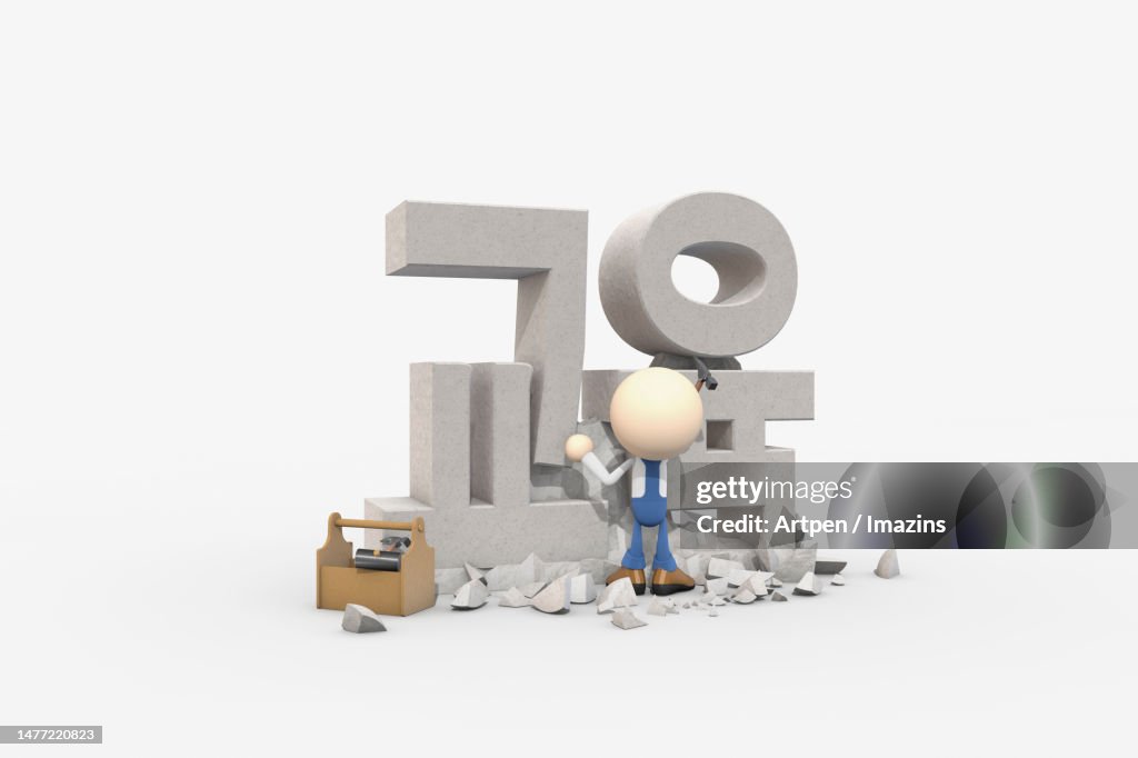 3D, CG, person, anthropomorphism, character, object, illustration