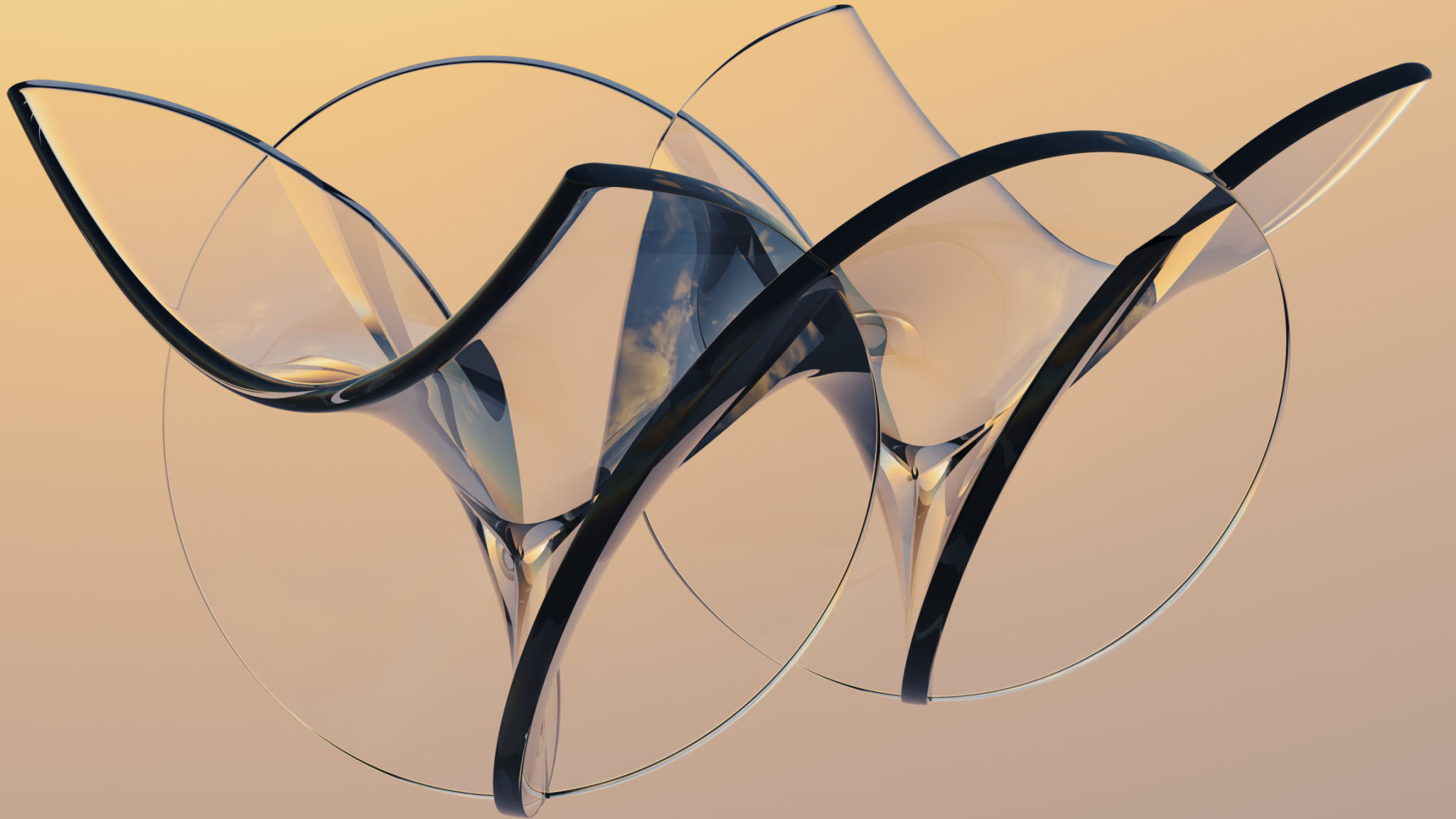 modernes glas design