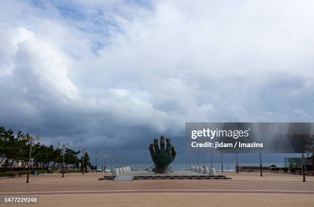 view of homigot square - pohang location stock pictures, royalty-free photos & images