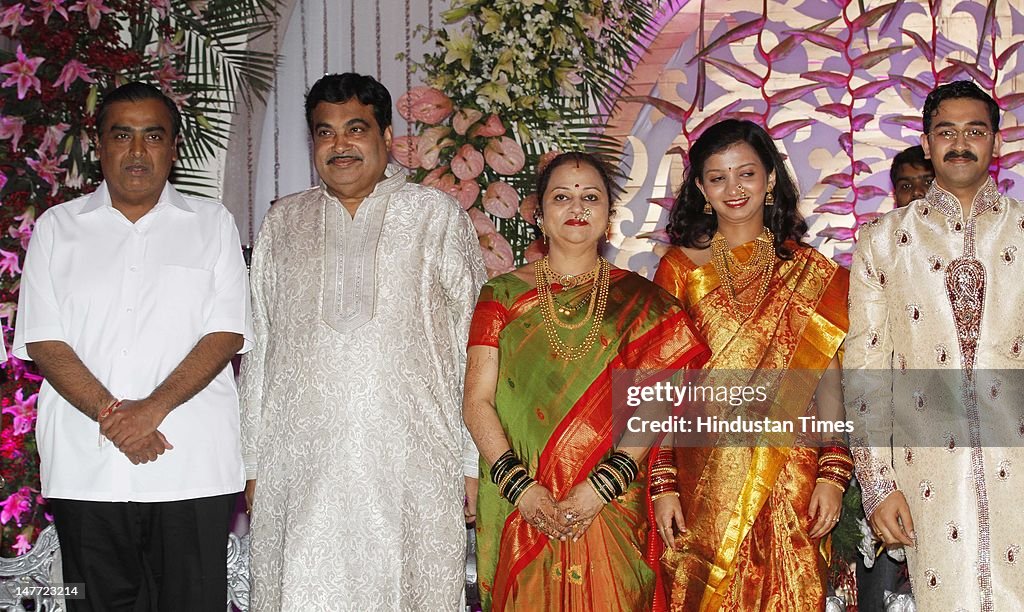 Wedding Reception Of Nitin Gadkari's Son Sarang