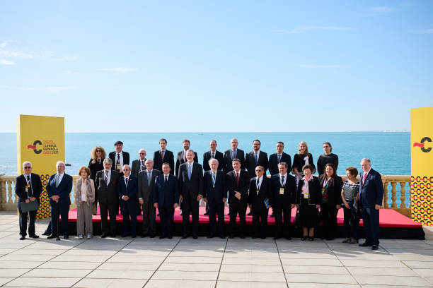 ESP: King Felipe Of Spain Attends A Special Session About Spanish Language